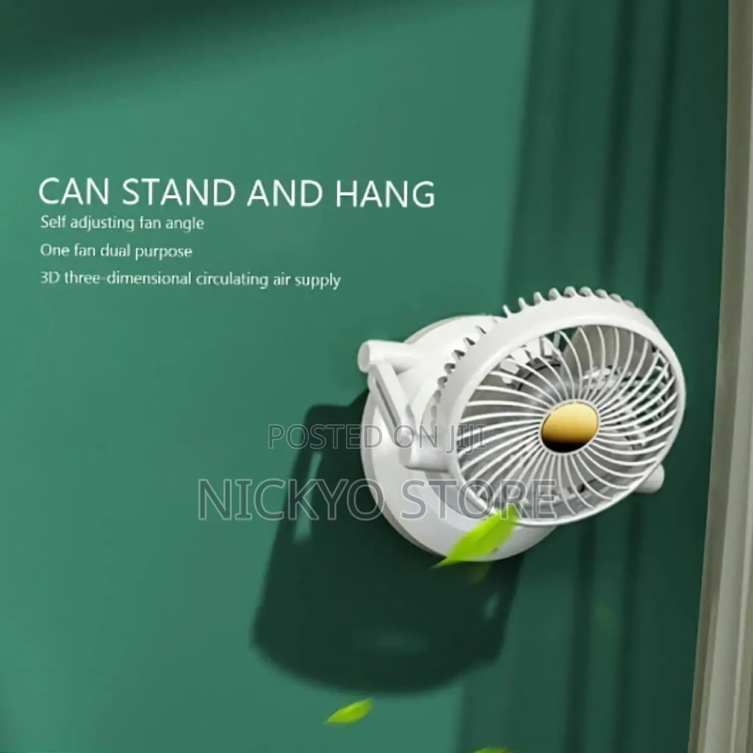 Rechargeable Rotating Desktop Fan