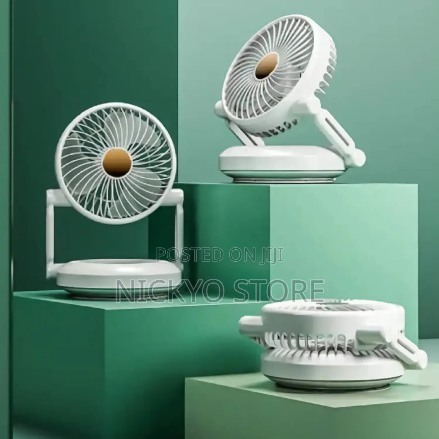 Rechargeable Rotating Desktop Fan