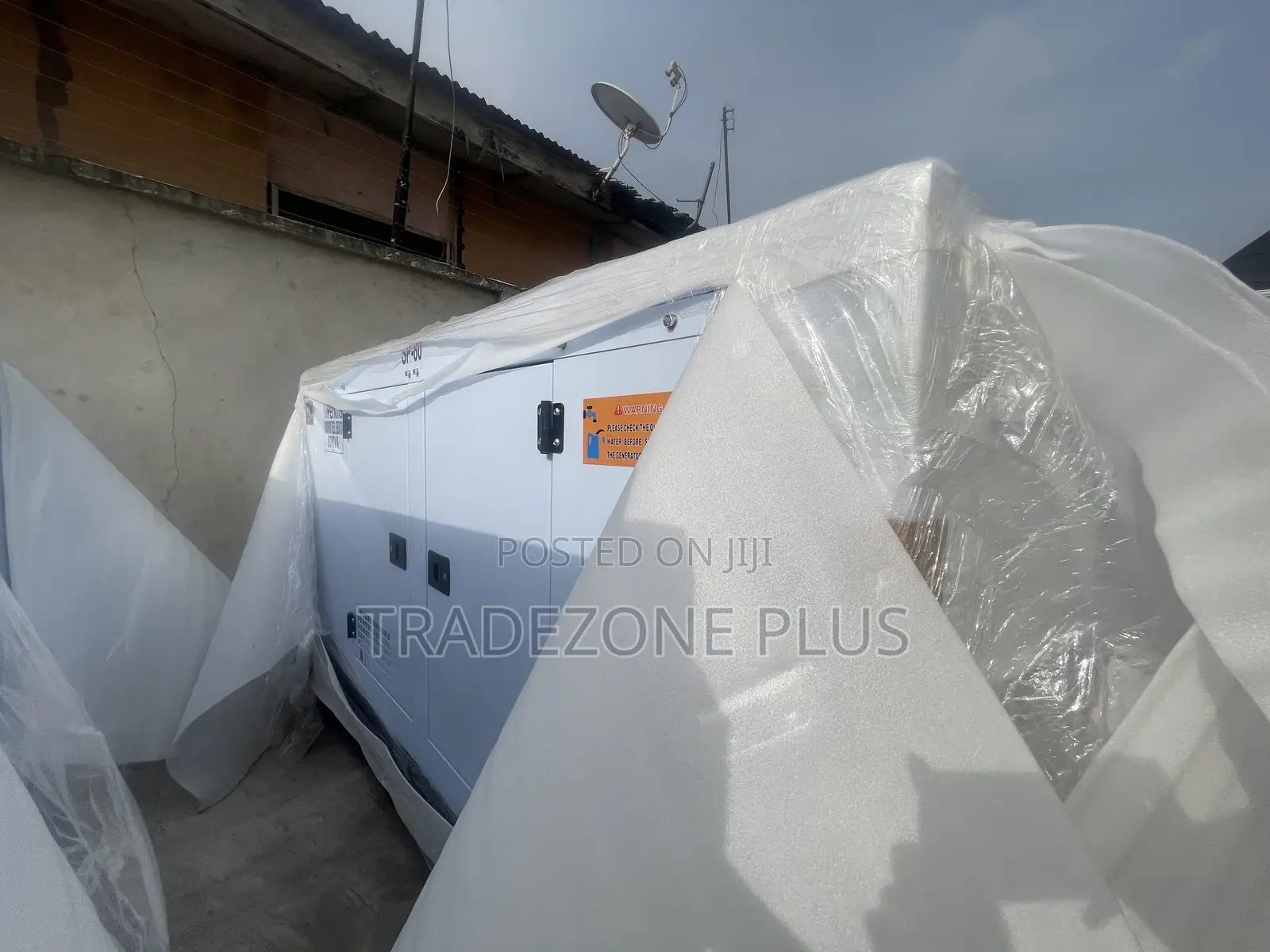New in 80kva Perkins Soundproof Generator