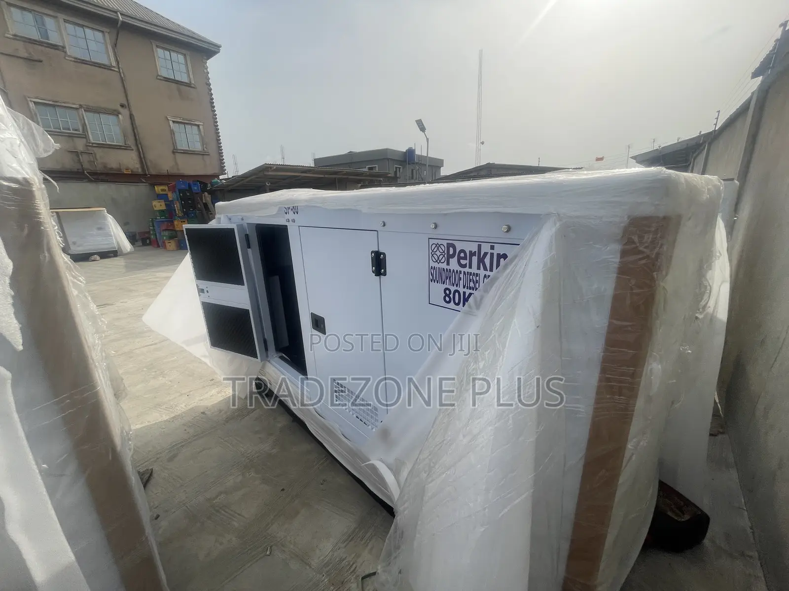 New in Perkins 80kva Soundproof Generator