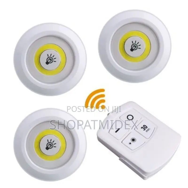 3pcs Touch Lamps and Remote Control LED
