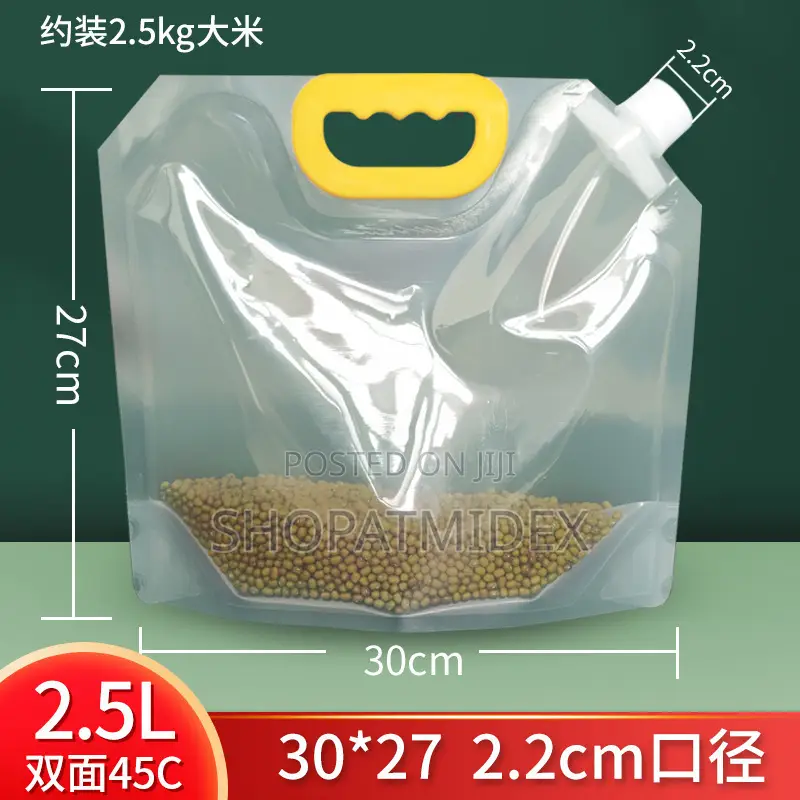 Liquid Spout Pouch for Oil and Grains