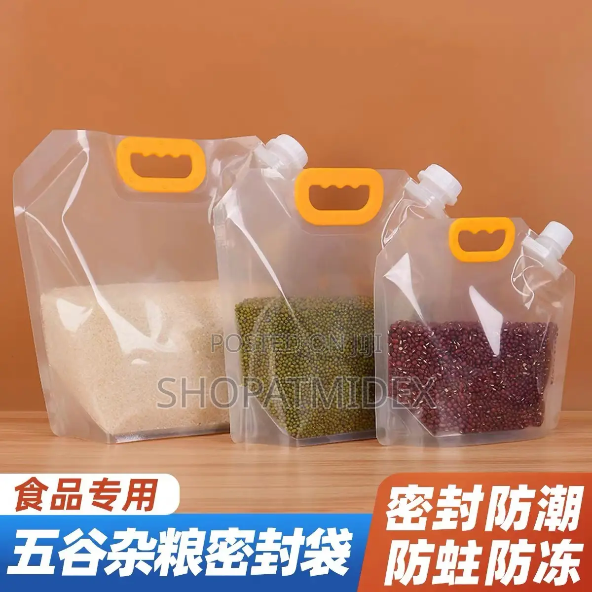 Liquid Spout Pouch for Oil and Grains