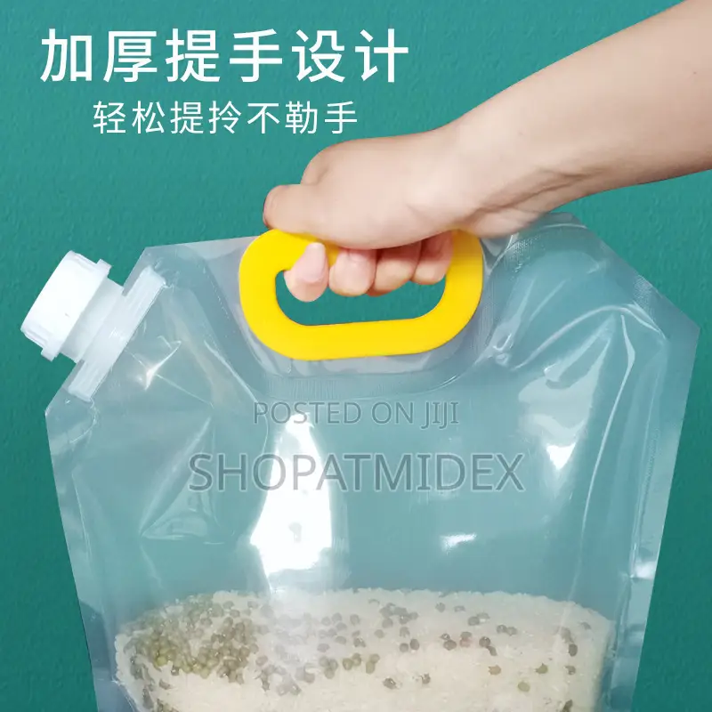 Liquid Spout Pouch for Oil and Grains