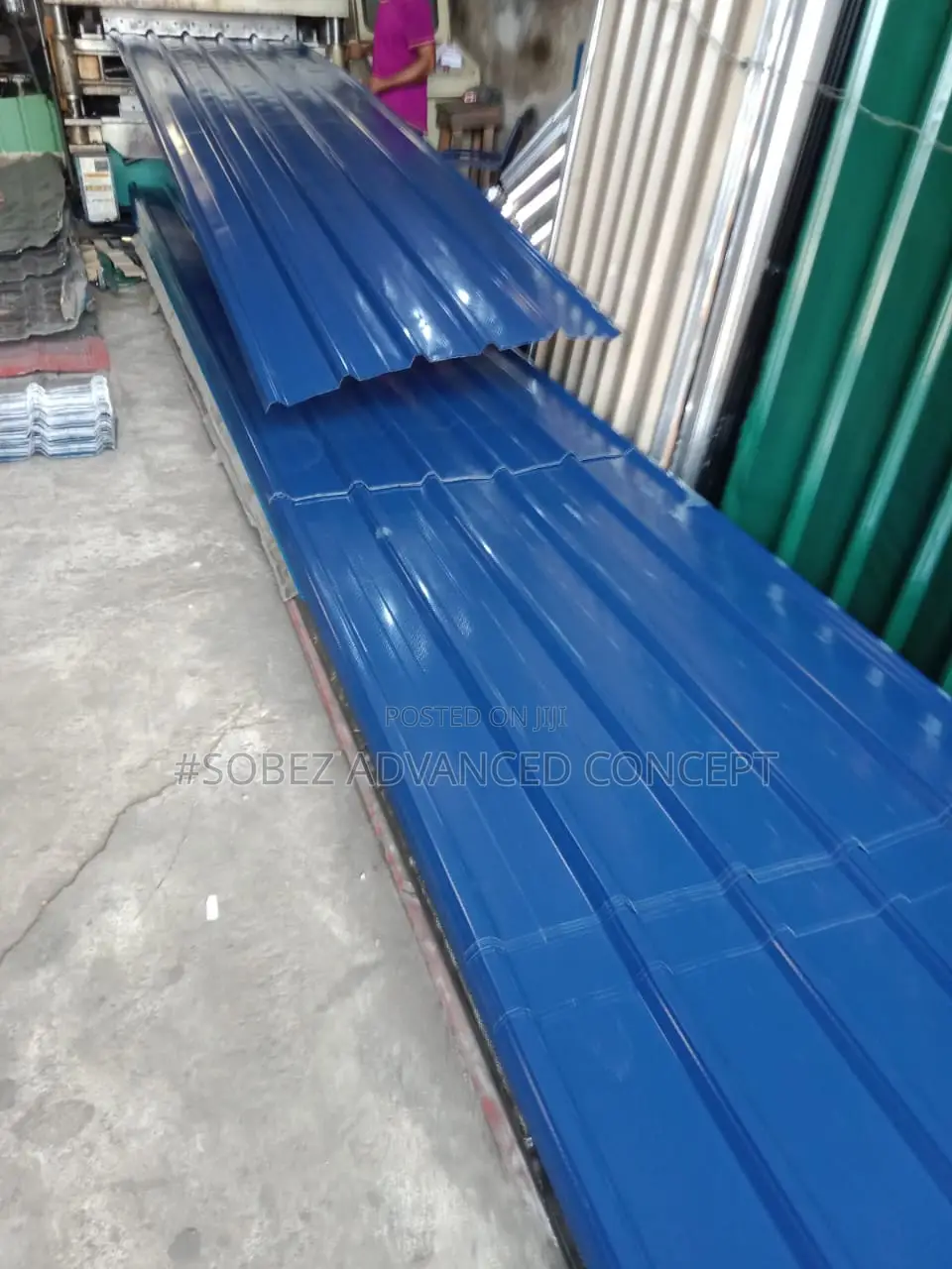 Deep Blue 0.54 High Guage Long Span Aluminum Roofing Sheet
