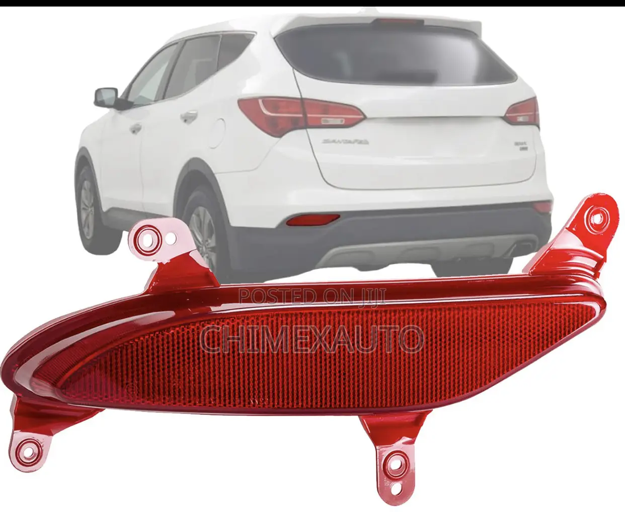 Back Bumper Reflector Replacement Hyundia Santafe 2o12-2015