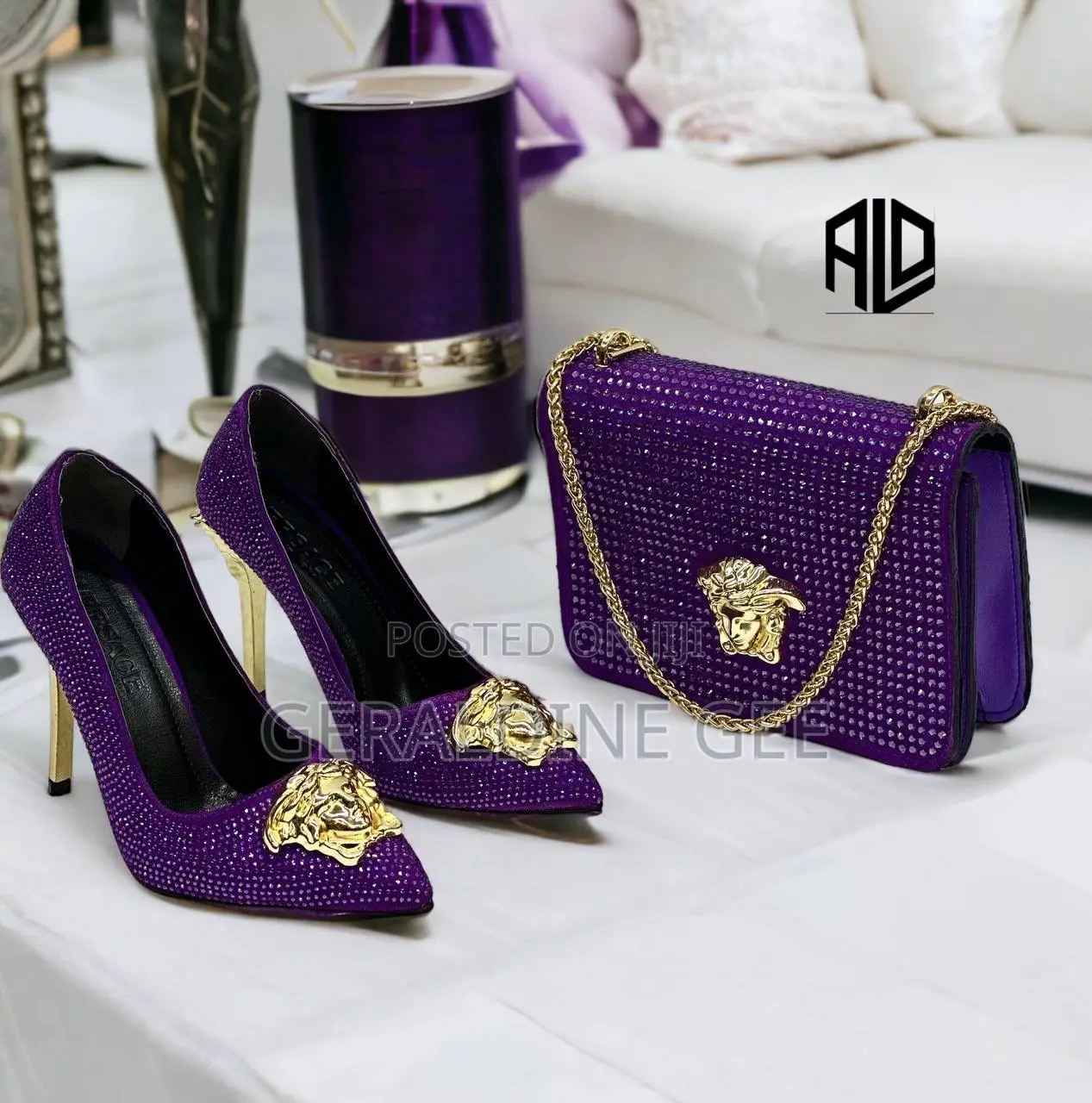 Turkish Versace Shoe And Bag For My Beautiful Classic Queens