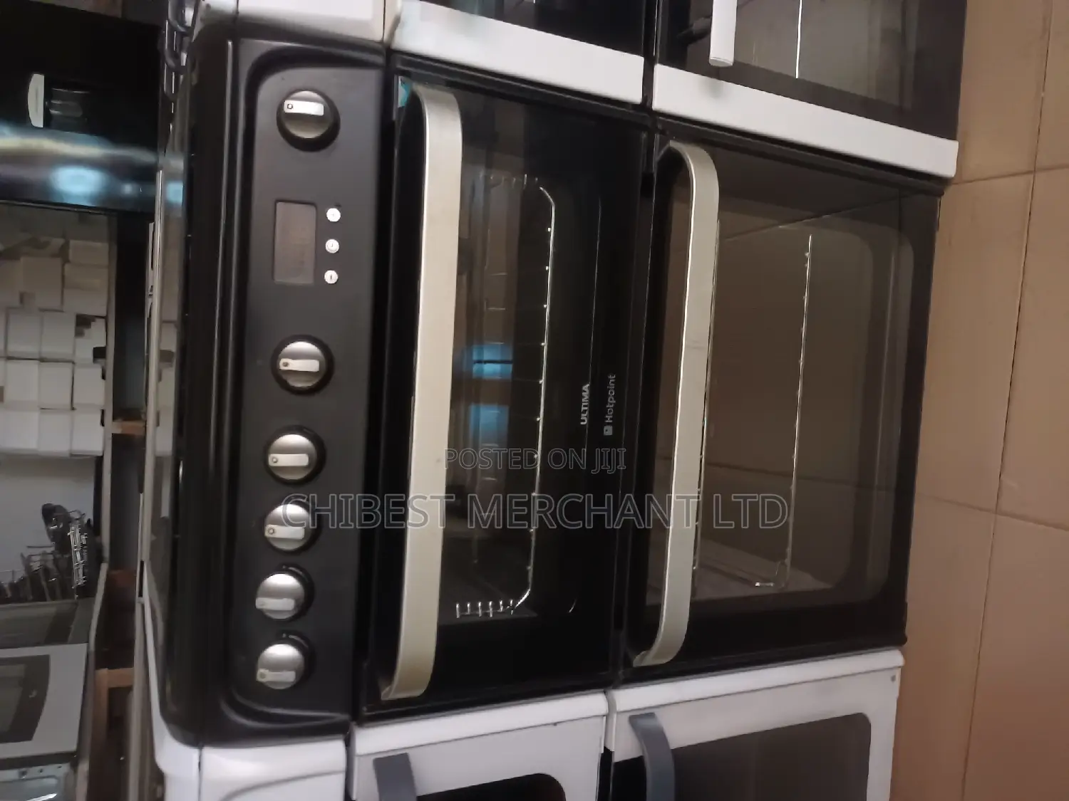 Standing Gas Oven and Grill Hotpoint Four Burner