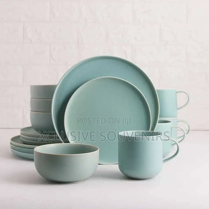 Blue 16pcs Dinnerware Sets (Service Of 4)