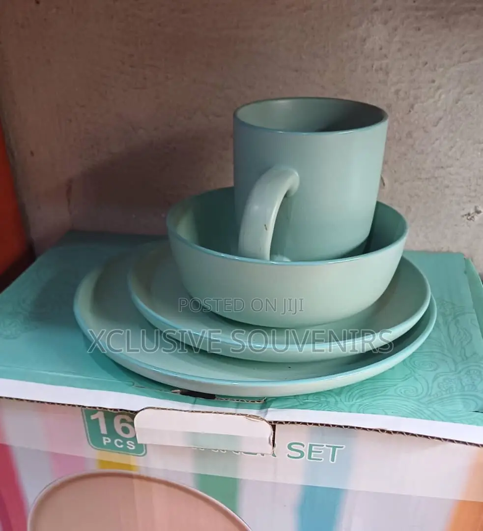 Blue 16pcs Dinnerware Sets (Service Of 4)