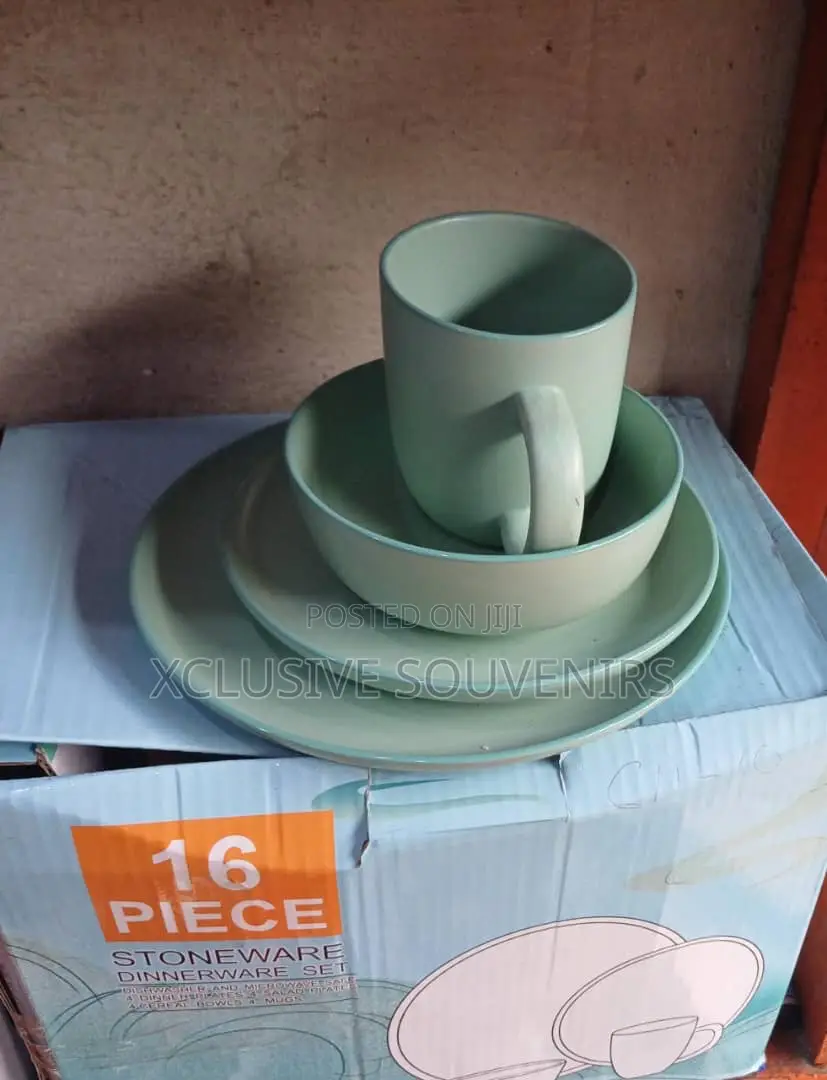 Blue 16pcs Dinnerware Sets (Service Of 4)