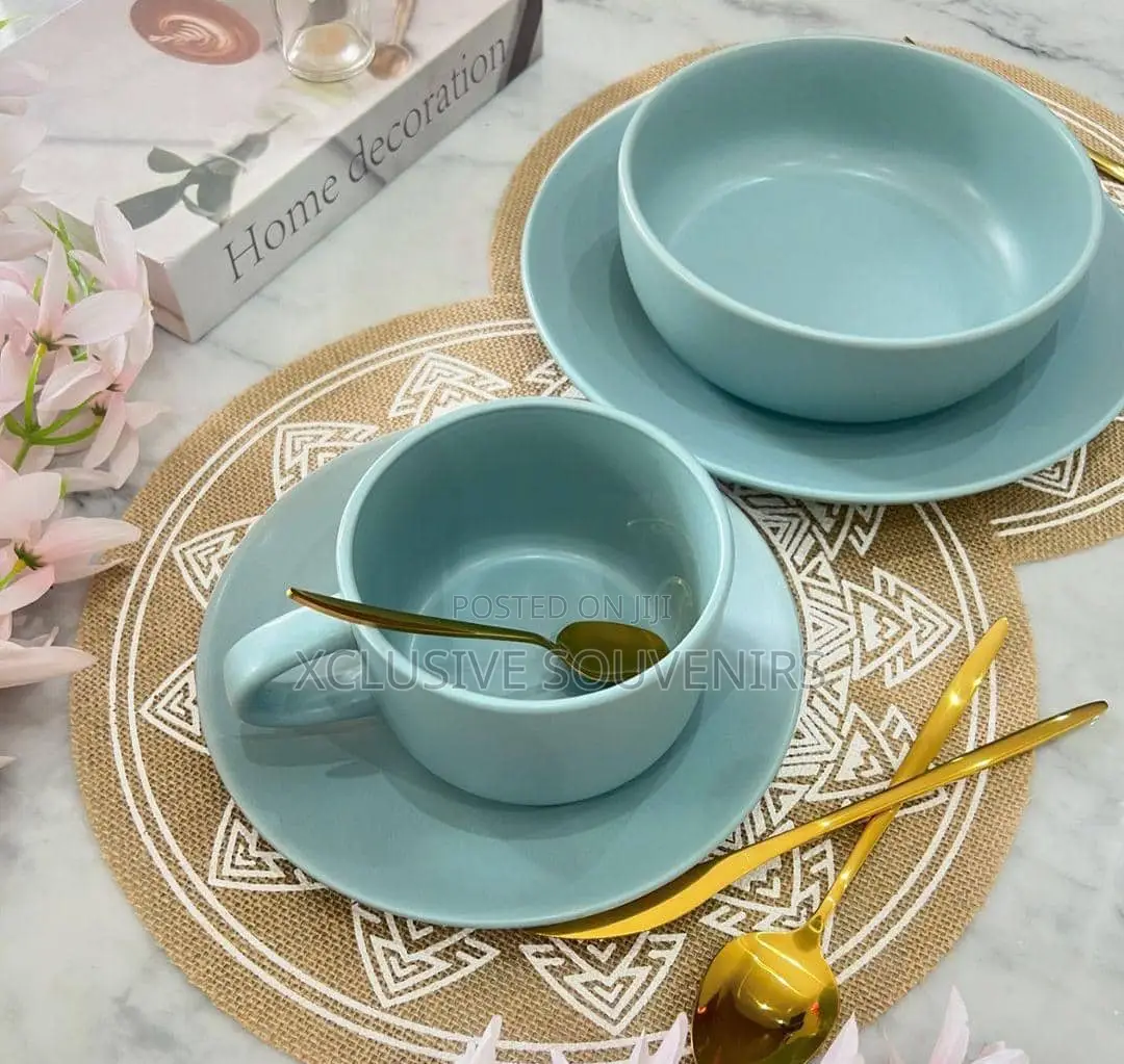 Blue 16pcs Dinnerware Sets (Service Of 4)