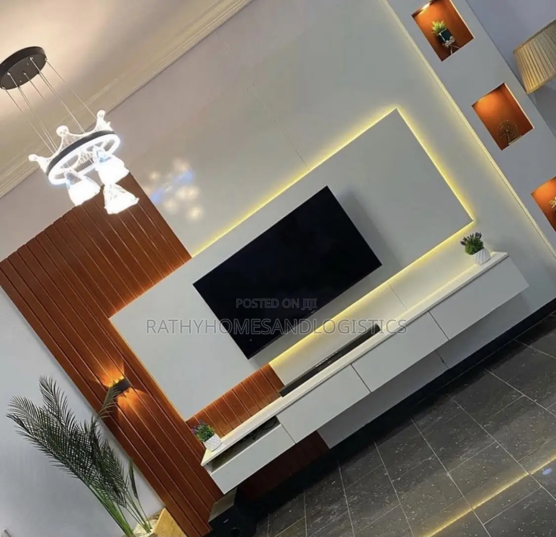 Painting Pop Wall Design Tv Console