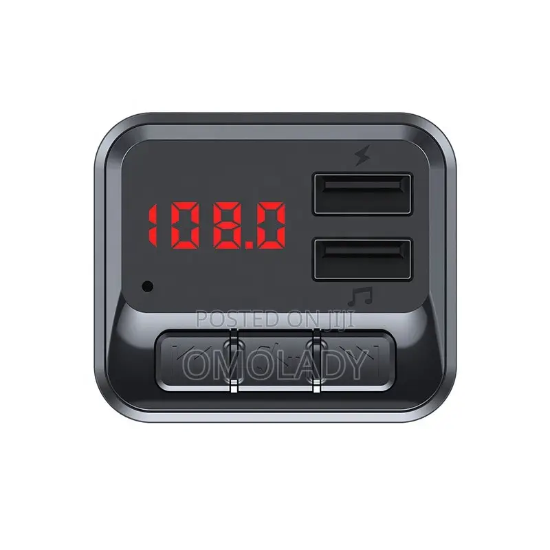Bluetooth Car Kit FM Wireless With 2 USB Car Charger 3.1a-C6