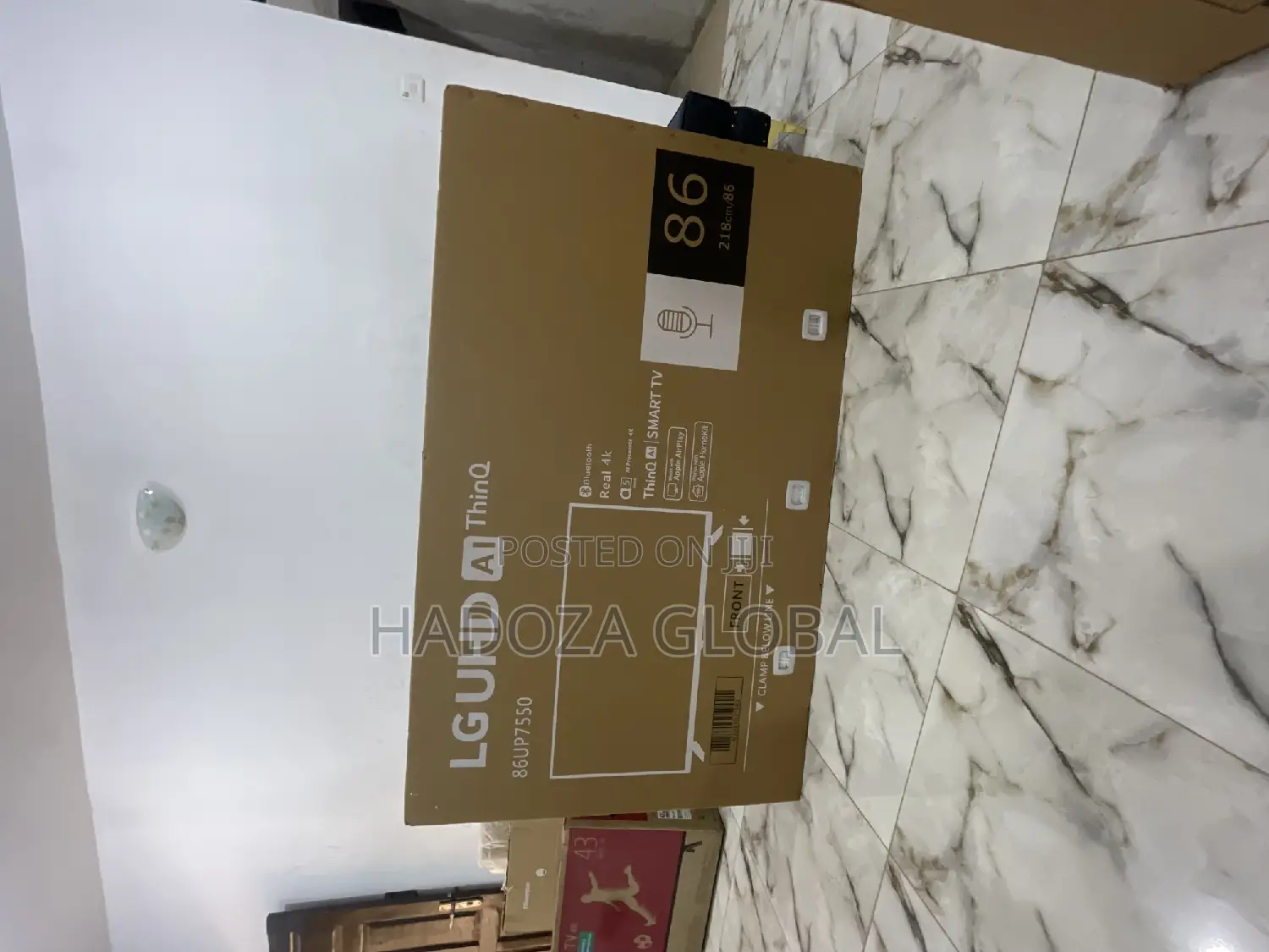 LG Smart Real 85un80 Ai Sound Thinq Ai TV 85inches