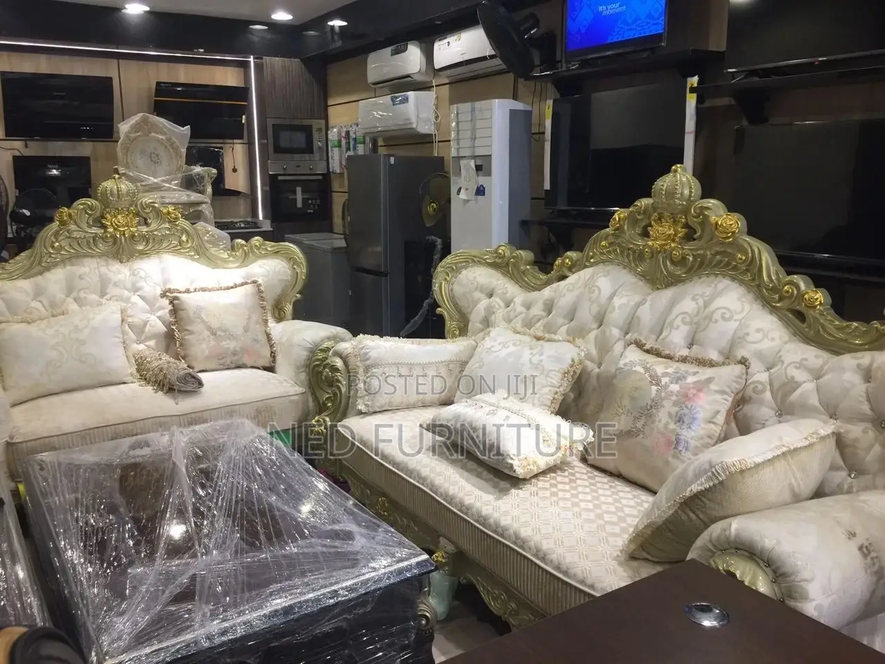 Quality Gold Crown Royal Sofa Set