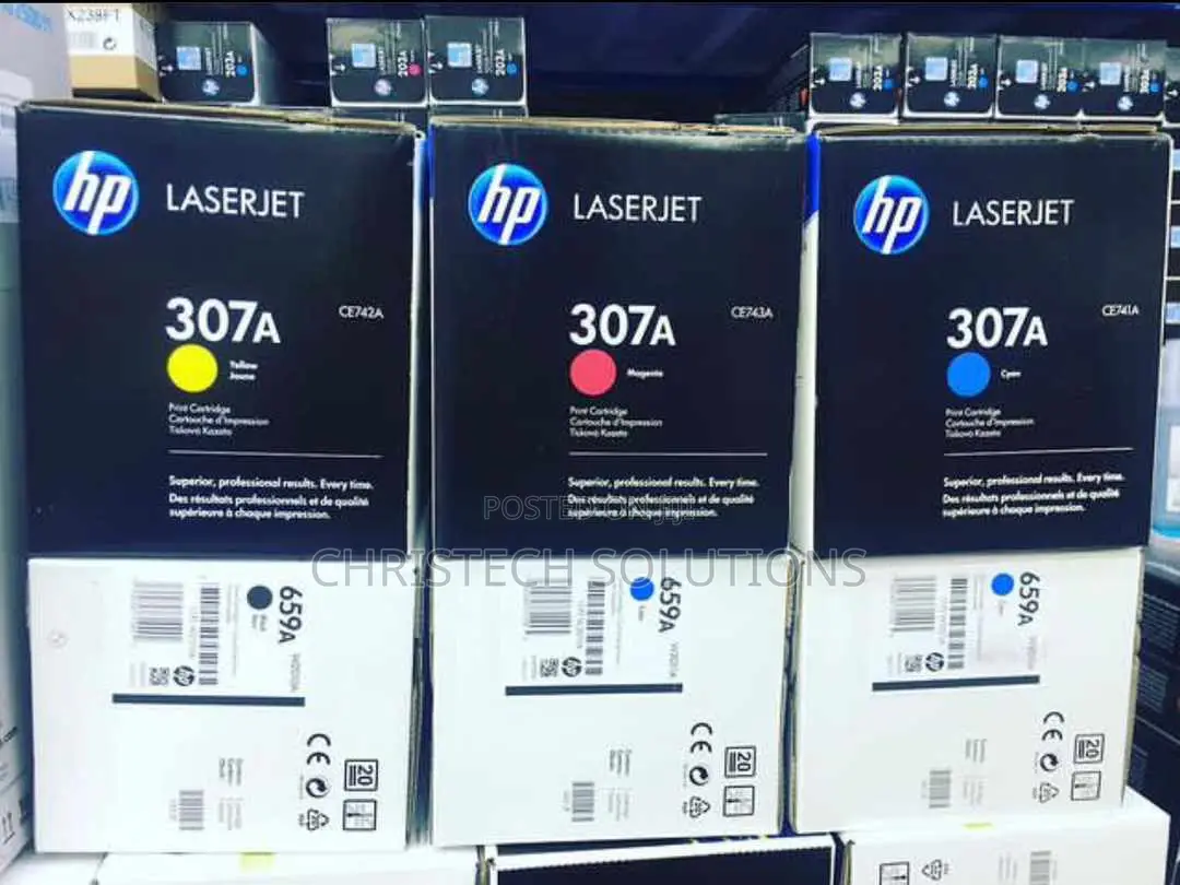 Hp 307a Laser Toner Cartridge Set