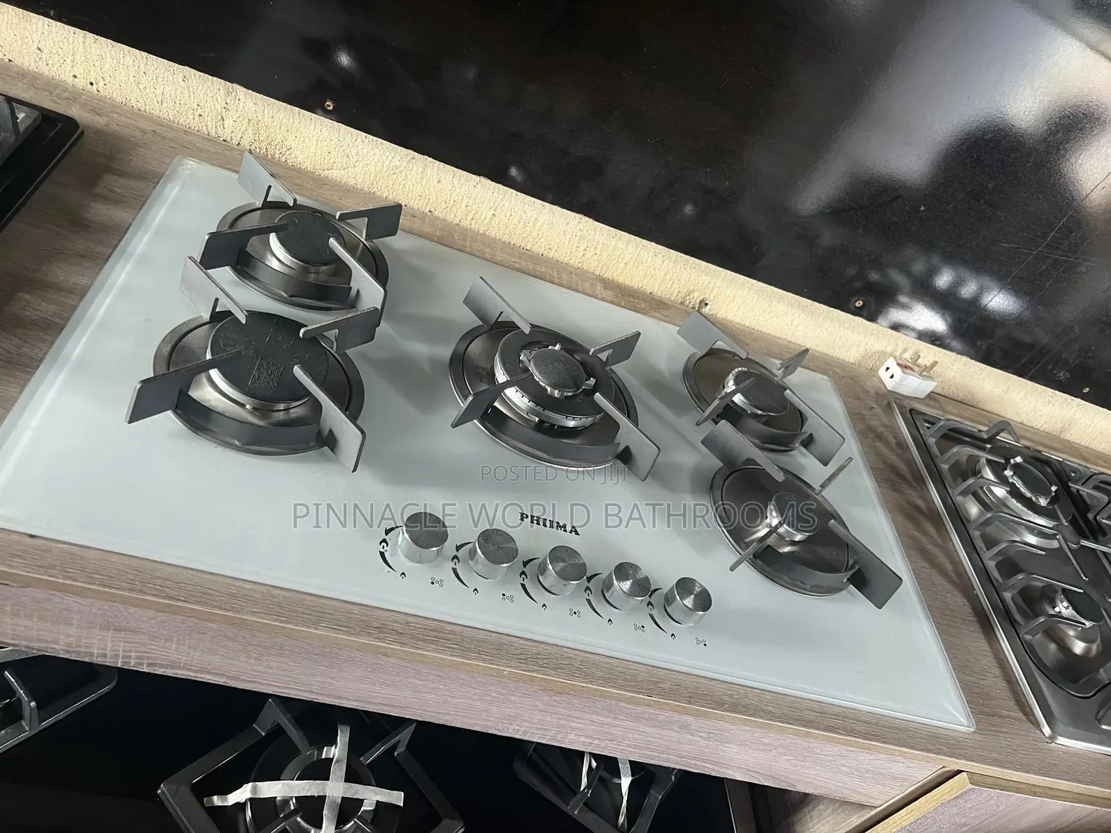 WHITE PHIIMA 5 Burner Gas Built in Cabinet