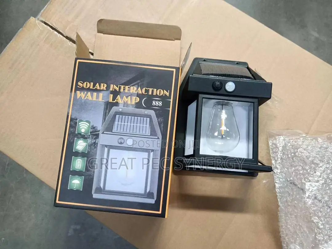 Solar Interestion Wall Lamp