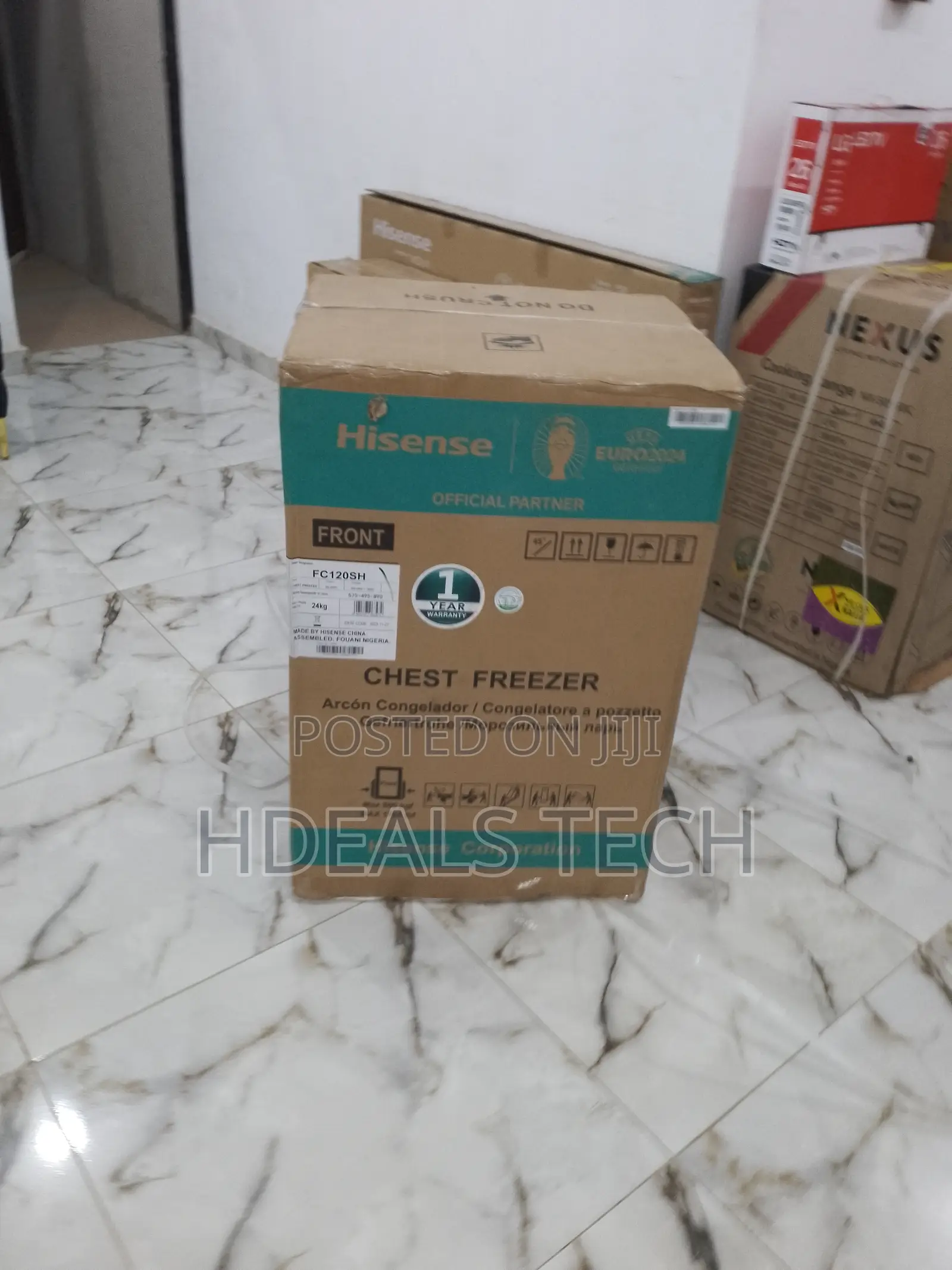 The New FC120SH 95litres HISENSE Chest Freezer.