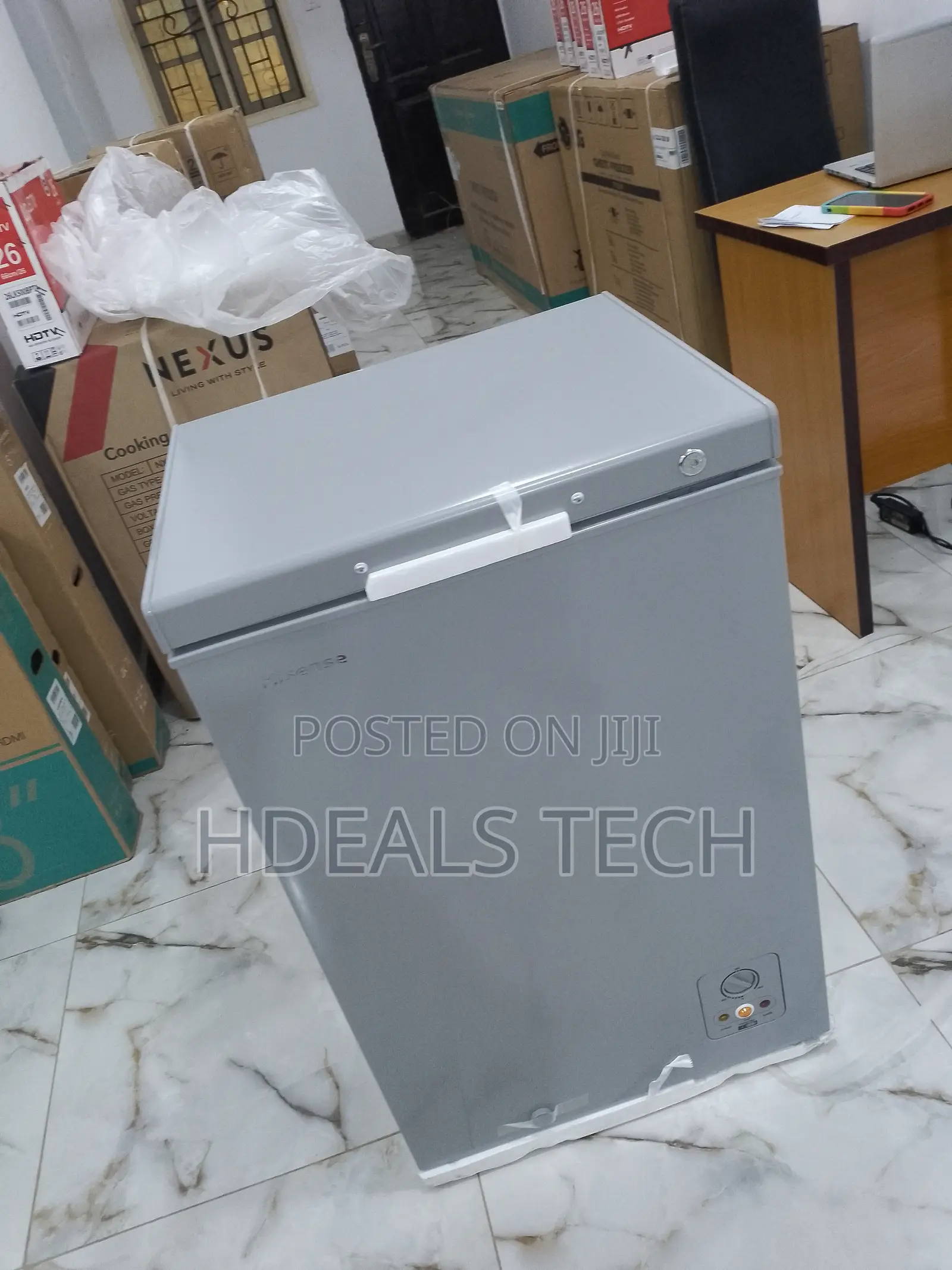 Affordable Hisense 95litres FC 120 SH Chest Freezer | Silver