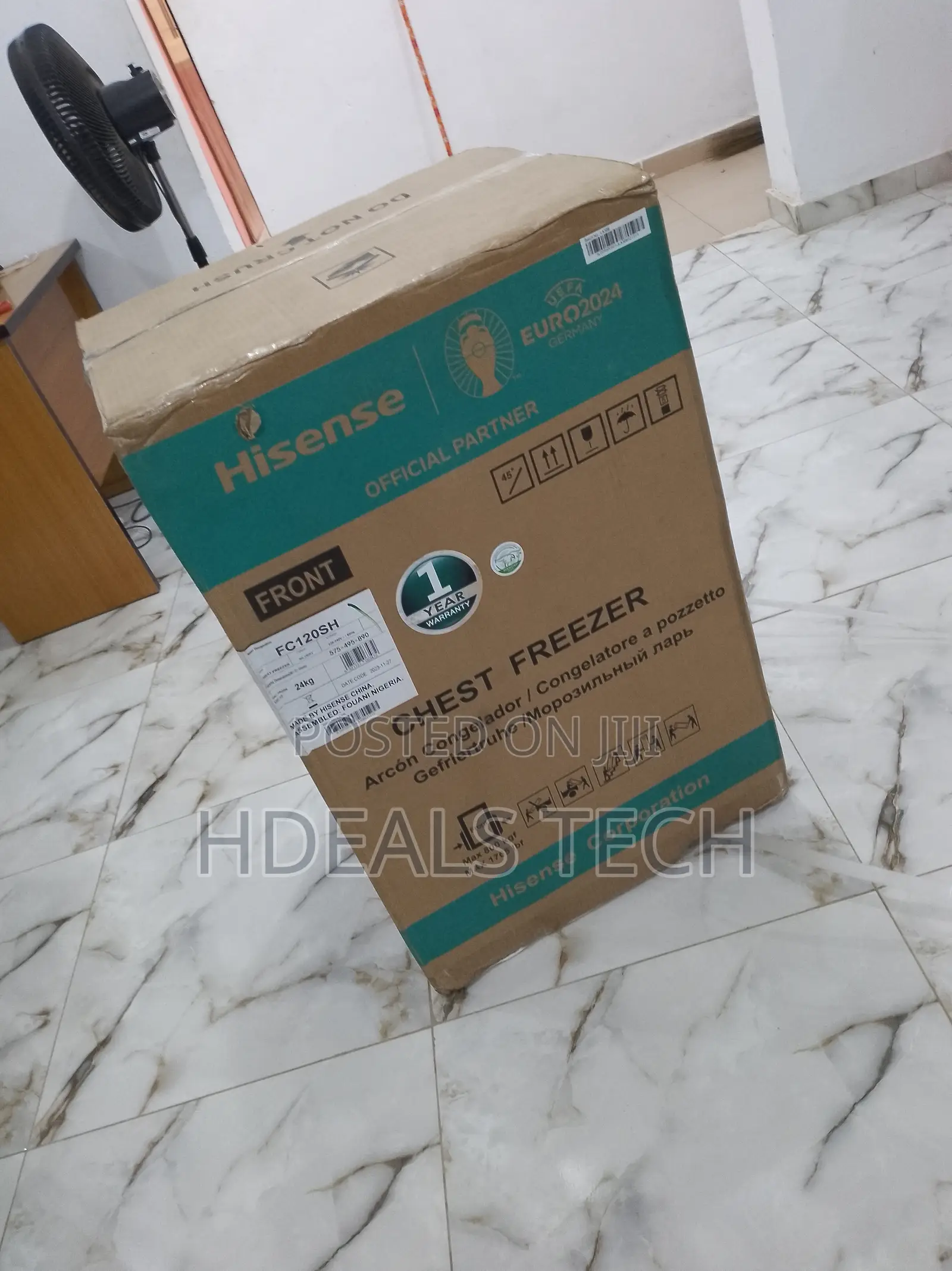Affordable Hisense 95litres FC 120 SH Chest Freezer | Silver