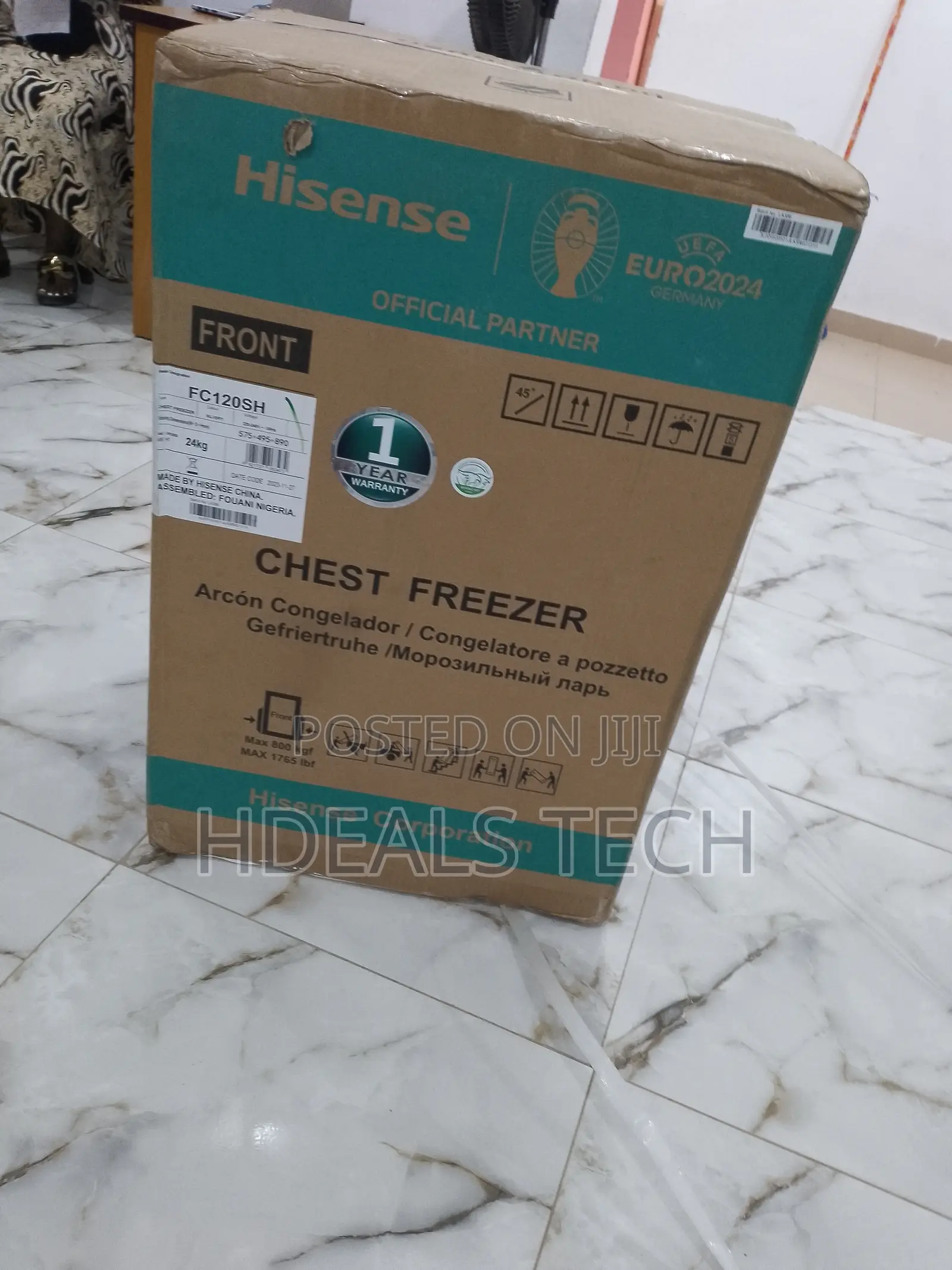 Brand New Chest Freezer 95litres Hisense FC120SH