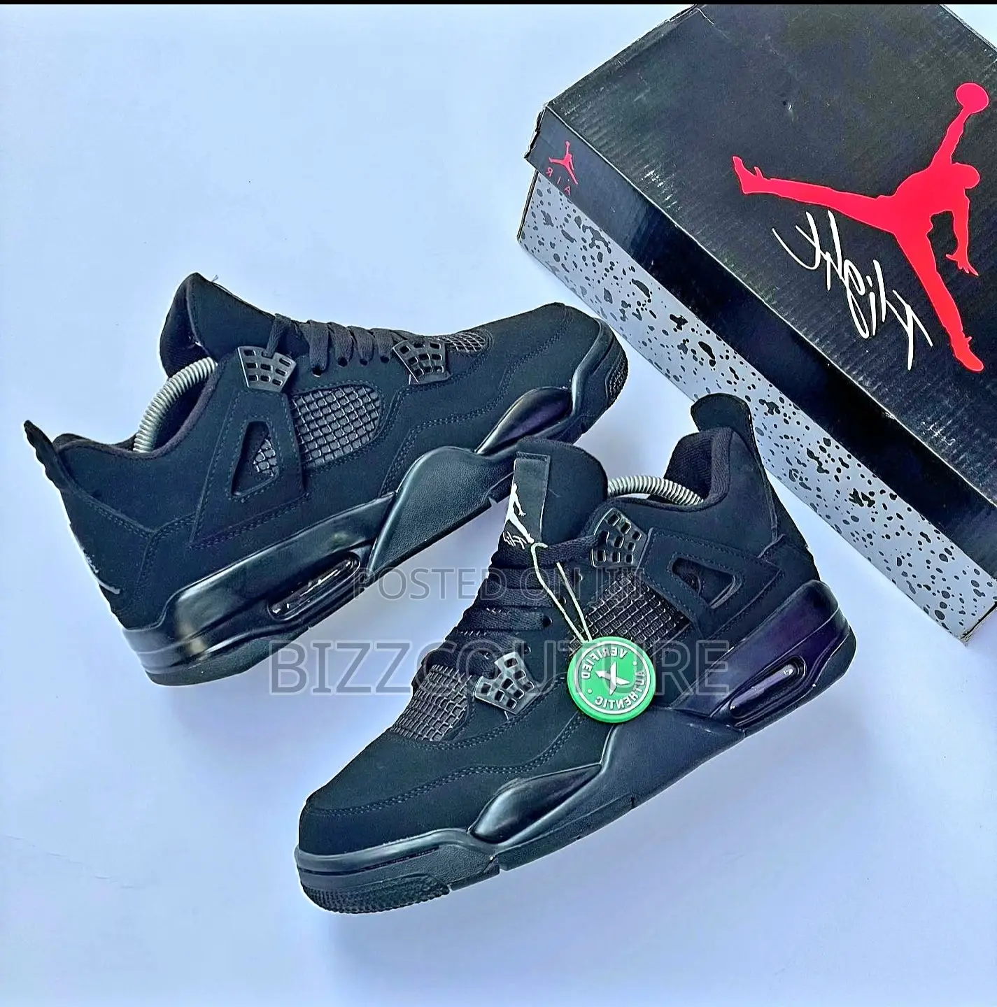 Original NIKE Air Jordan 4 Sneakers Available in Store
