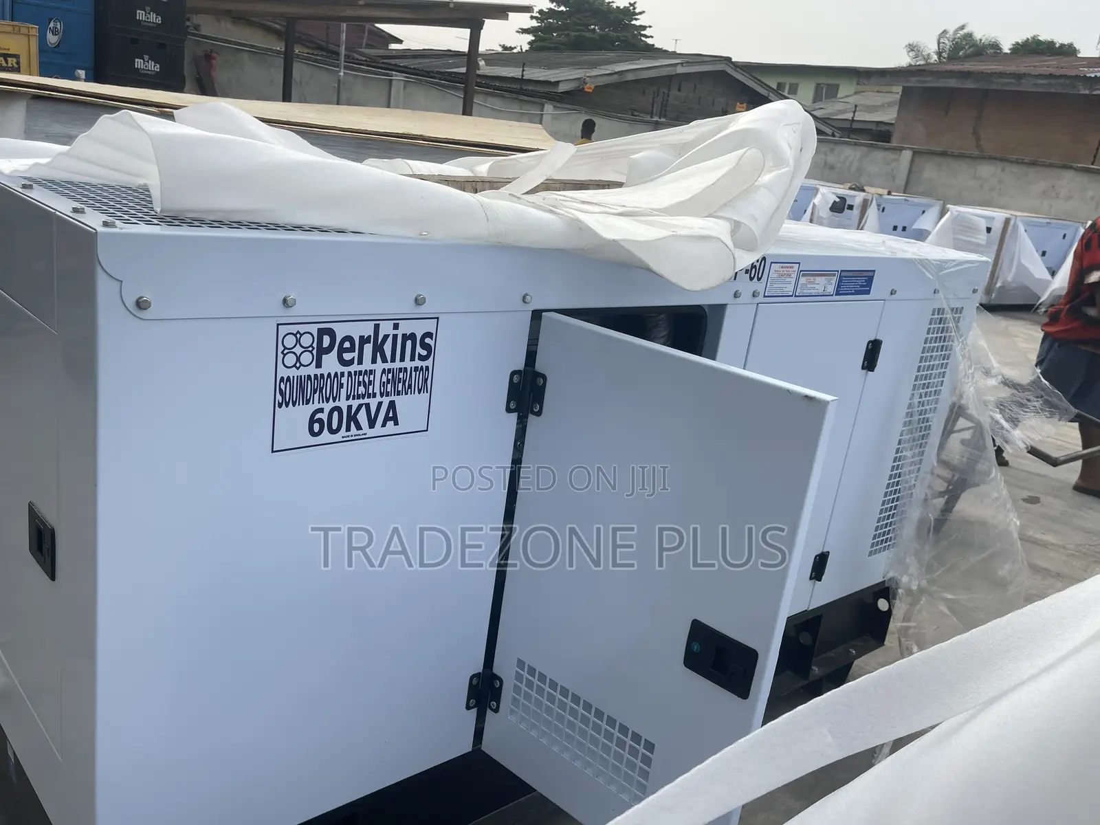 New 60kva Perkins Soundproof Generator