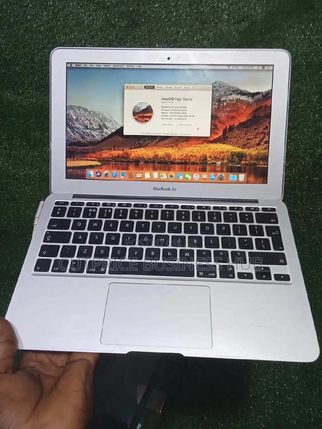 Laptop Apple MacBook Air 2011 4GB Intel Core I5 SSD 128GB