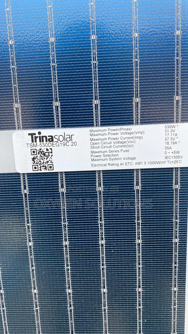 530wax 12v Trina Bifacial Solar Panel