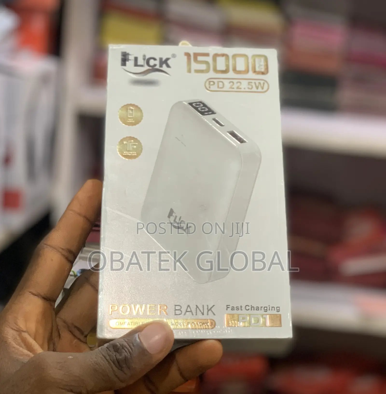Flick 15,000mah 22.5W Fast Charging Powerbank