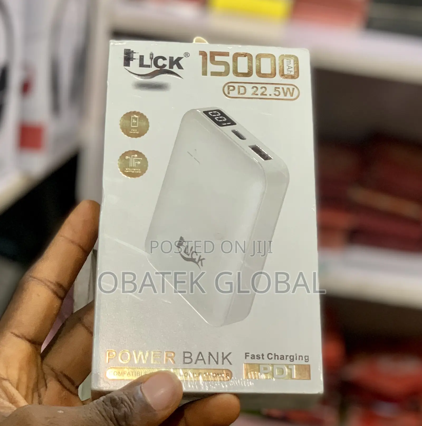 Flick 15,000mah 22.5W Fast Charging Powerbank