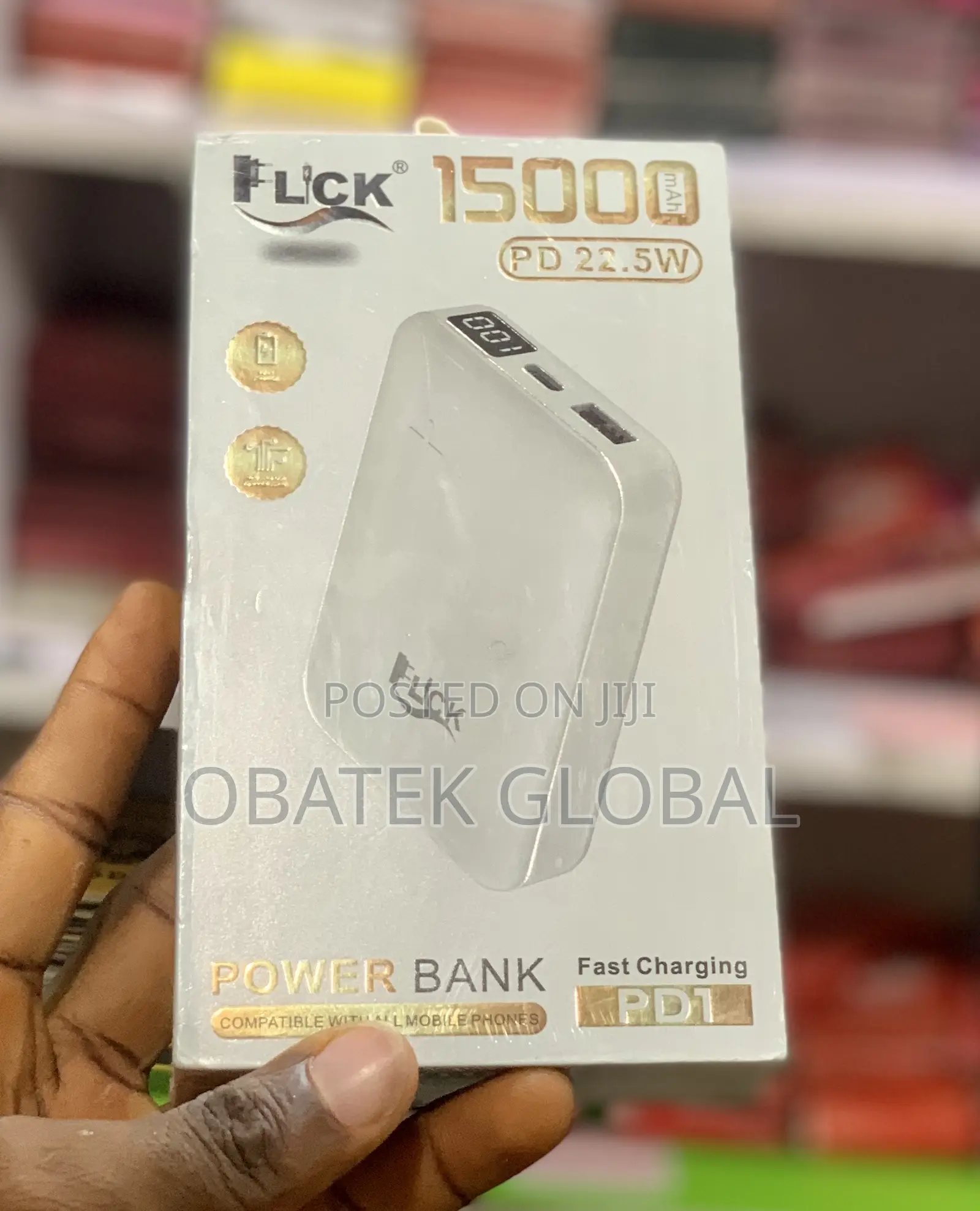 Flick 15,000mah 22.5W Fast Charging Powerbank