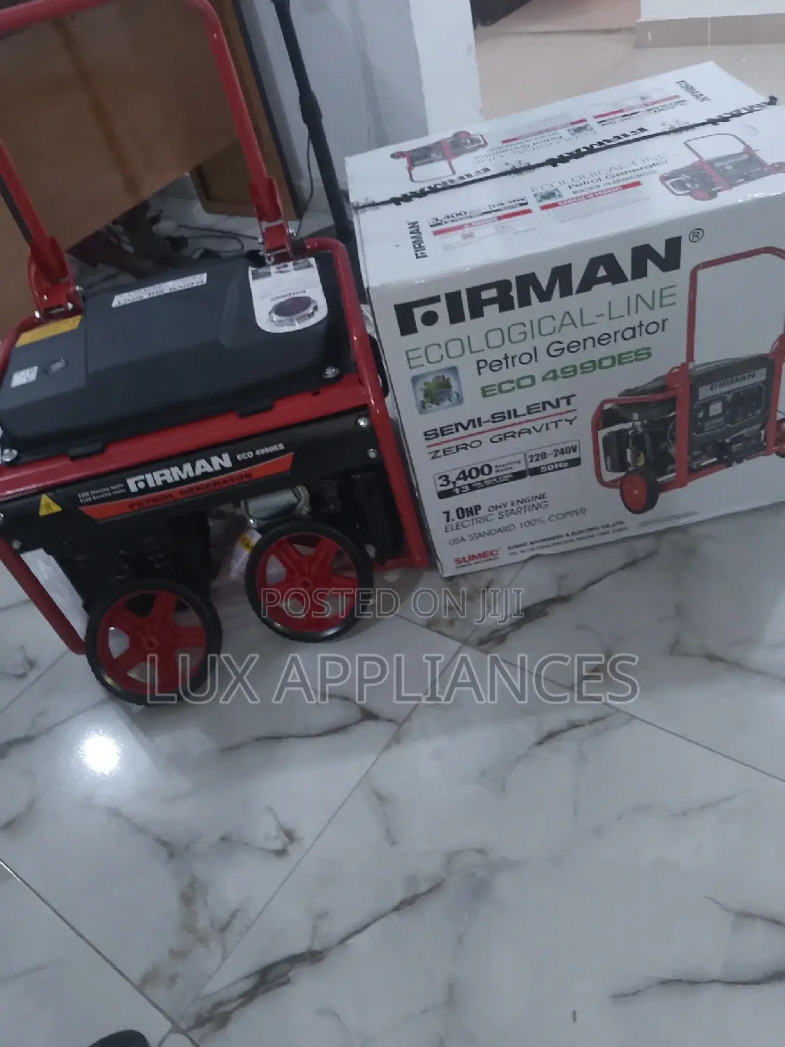 Brand New Portable Generator Eco 4990es