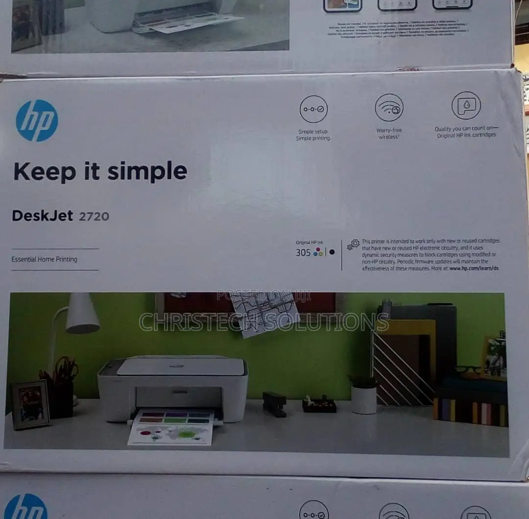 Hp Deskjet 2720 All-in-One Printer With Wireless Printing