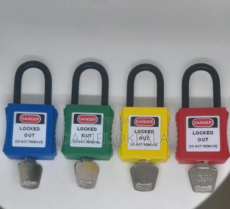 Nylon Shackle Safety Padlocks