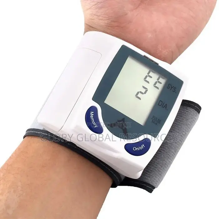 Battery-Operated Wrist Blood Pressure Monitor