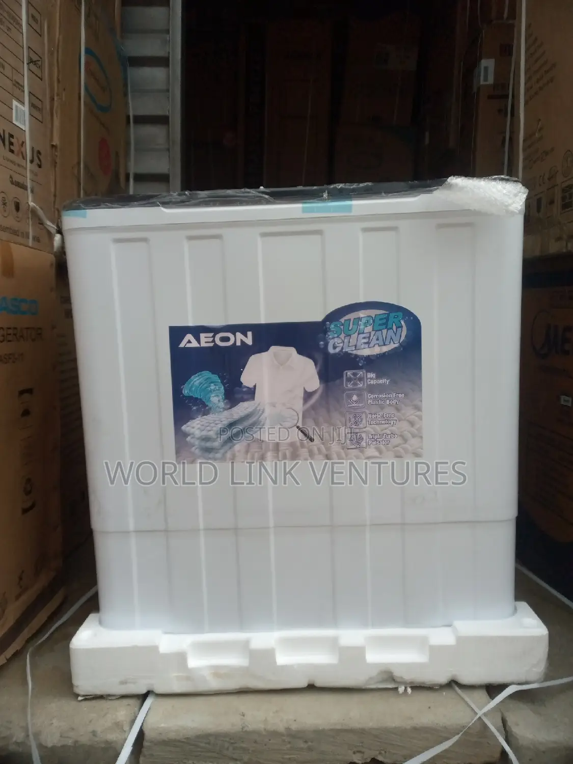 Aeon Smart Washing Machine 11 Kg Twin Top.