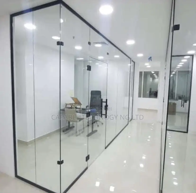 Standard Office Glass Partitioning
