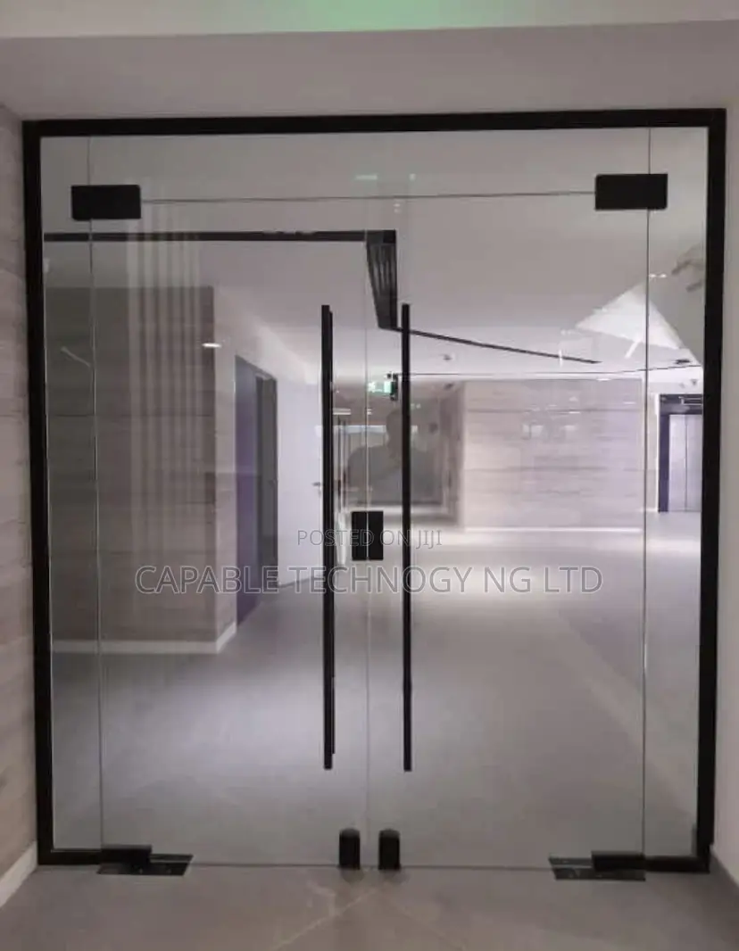Glass Double Swing Door