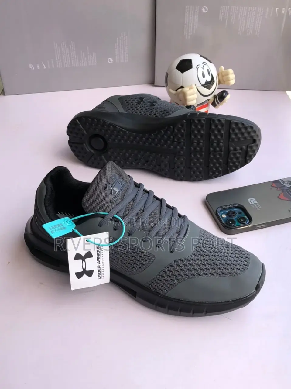 Nike and Under Armour Atletic Gym and Casual Sneakers