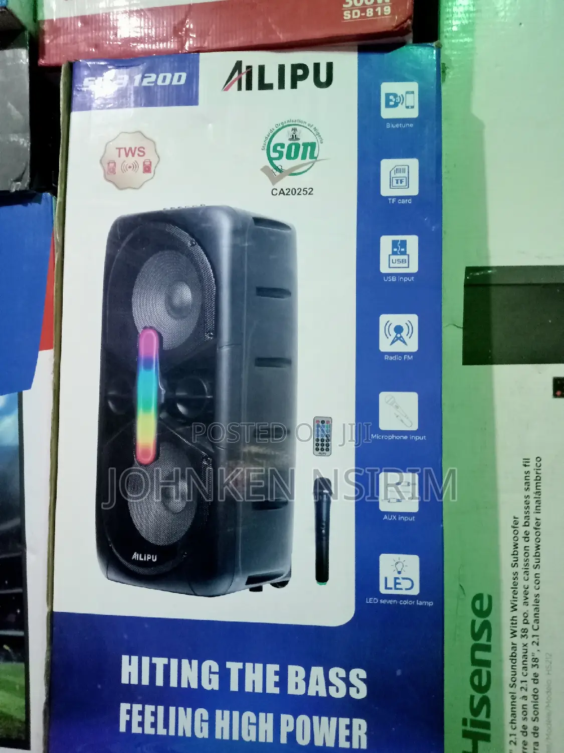 Original Aliupu Pa System Wit Mic