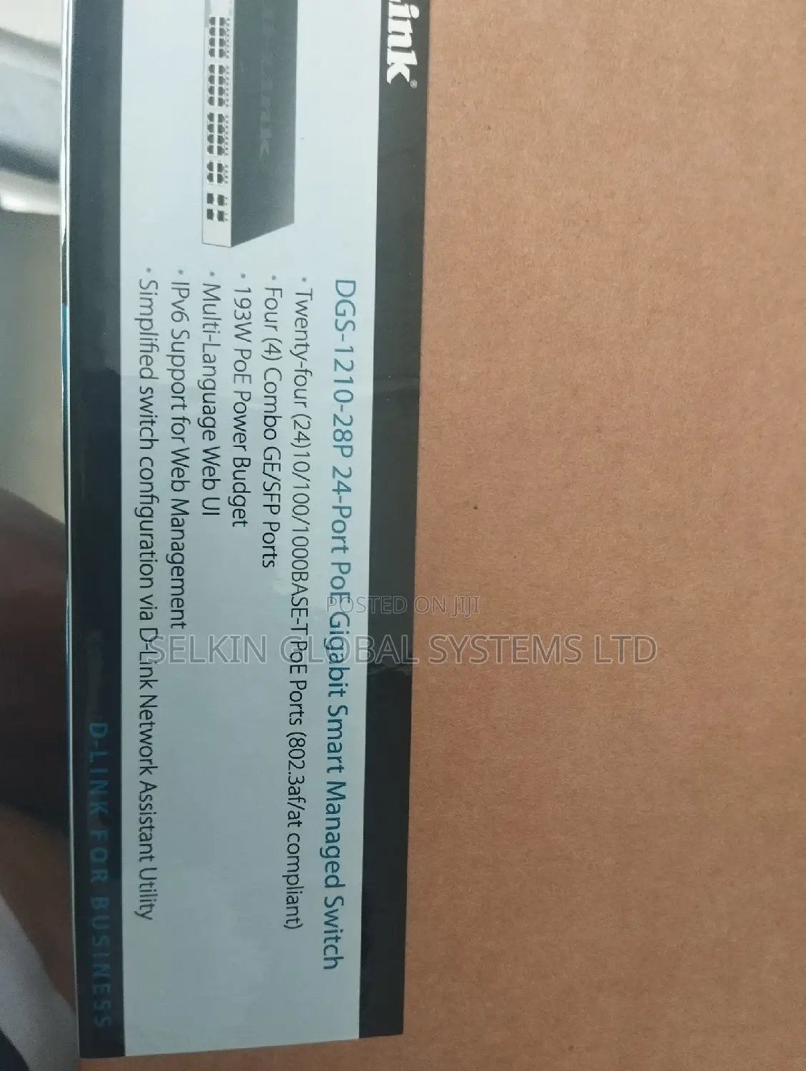 DGS-1210-28P D Link 24 Port Poe Gigabit Smart Managed Switch