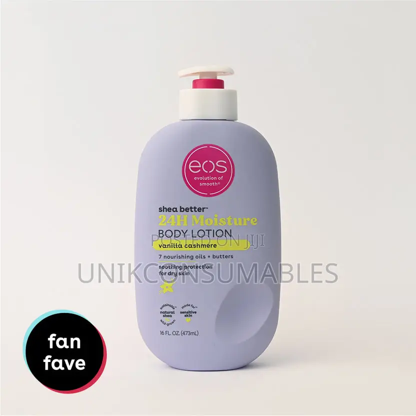 Eos Shea Better 24h Moisturize
Vanilla Cashmere Body Lotion