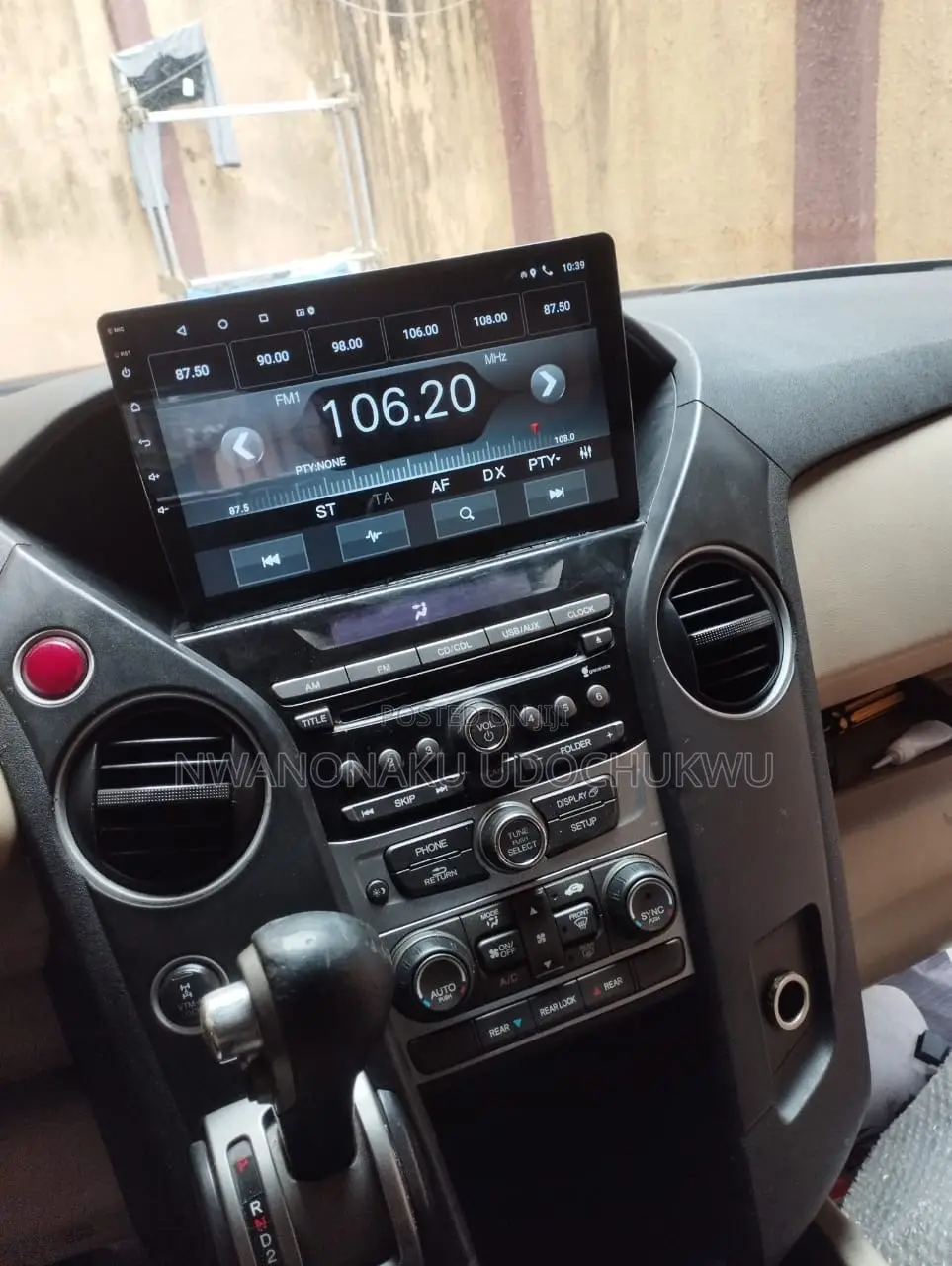 Honda Pilot 2010 Android Screen