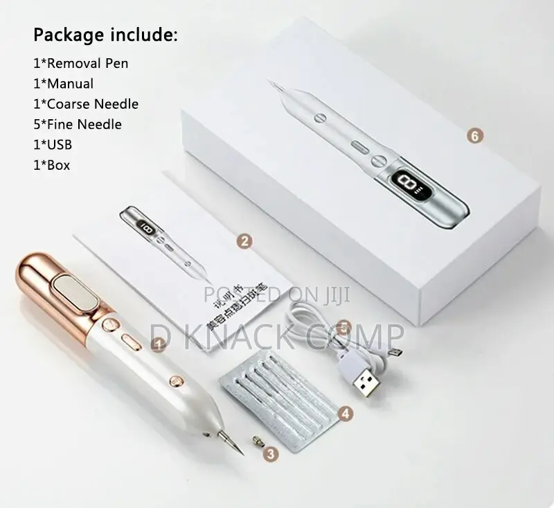Rechargeable Plasma Laser for Removing Moles, Blackheads