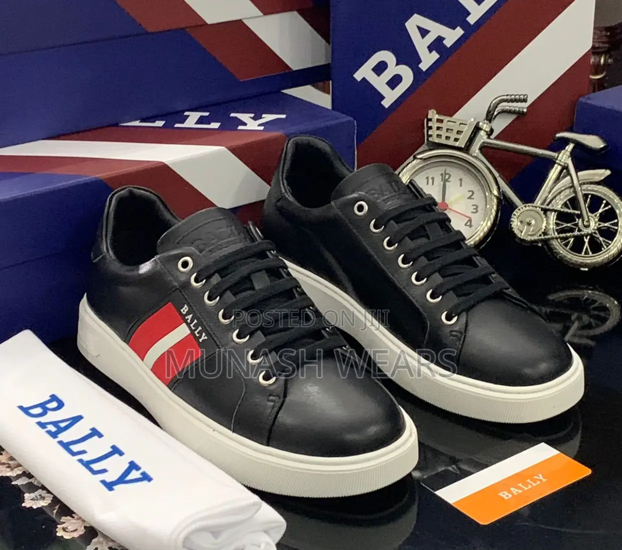 Original Leather Bally Sneakers
