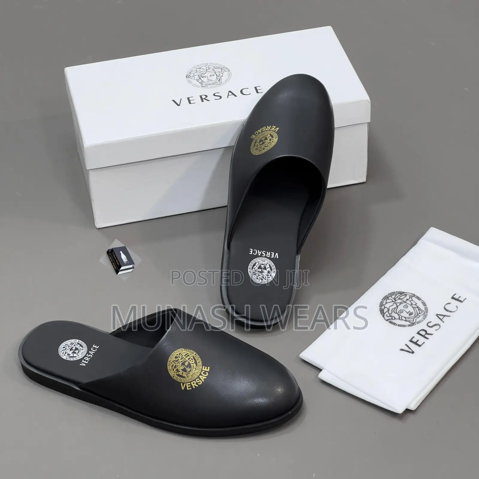 Versace Leather Half Shoe
