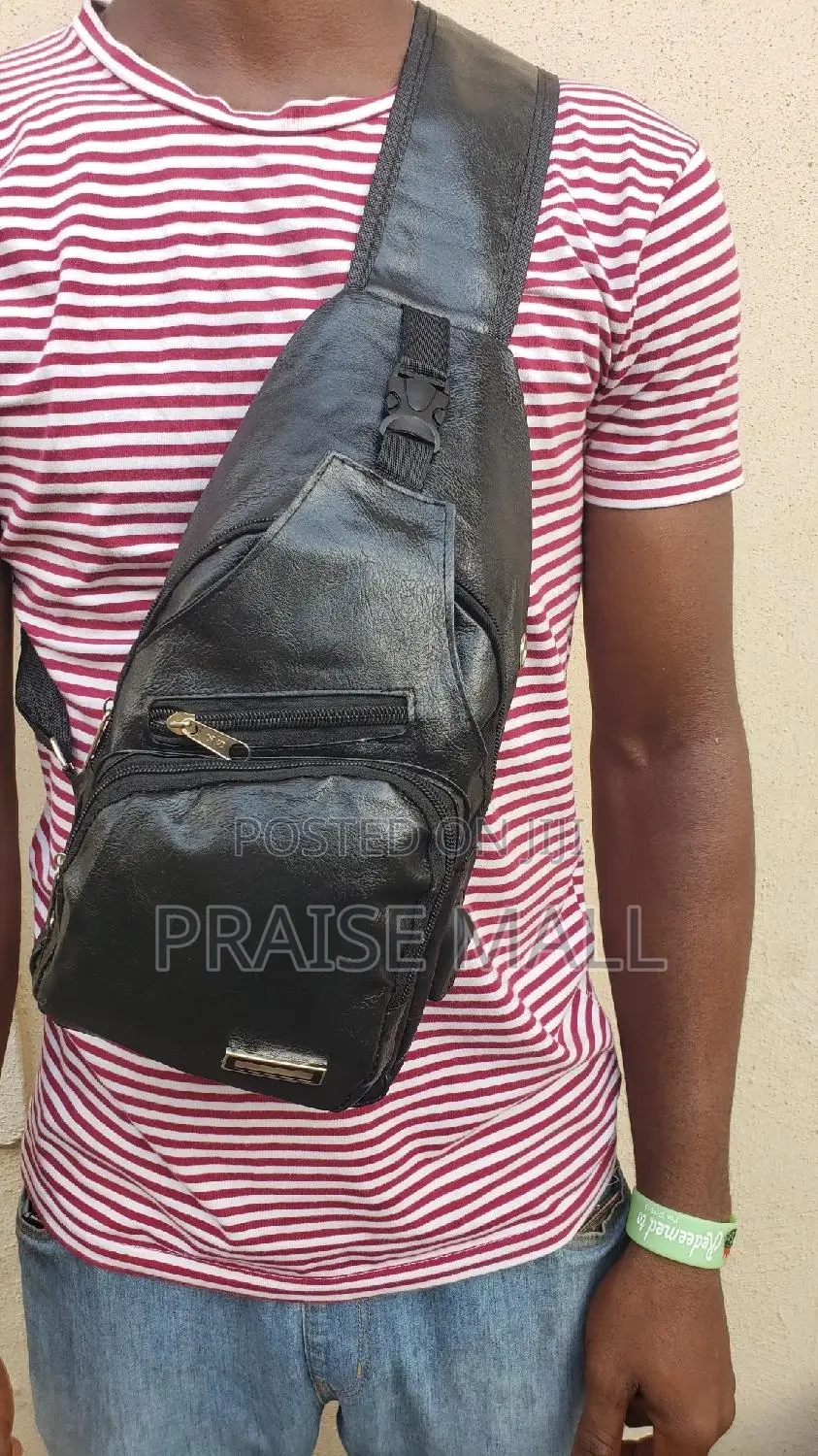 Crossbody Messenger/Chest Bag With USB Charging Port